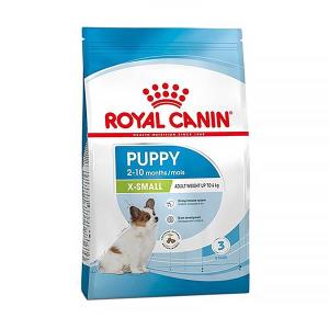 غذای خشک توله سگ نژاد کوچک رویال کنین ایکس اسمال پاپی  X-Small Puppy Royal cannin 1.5 kg